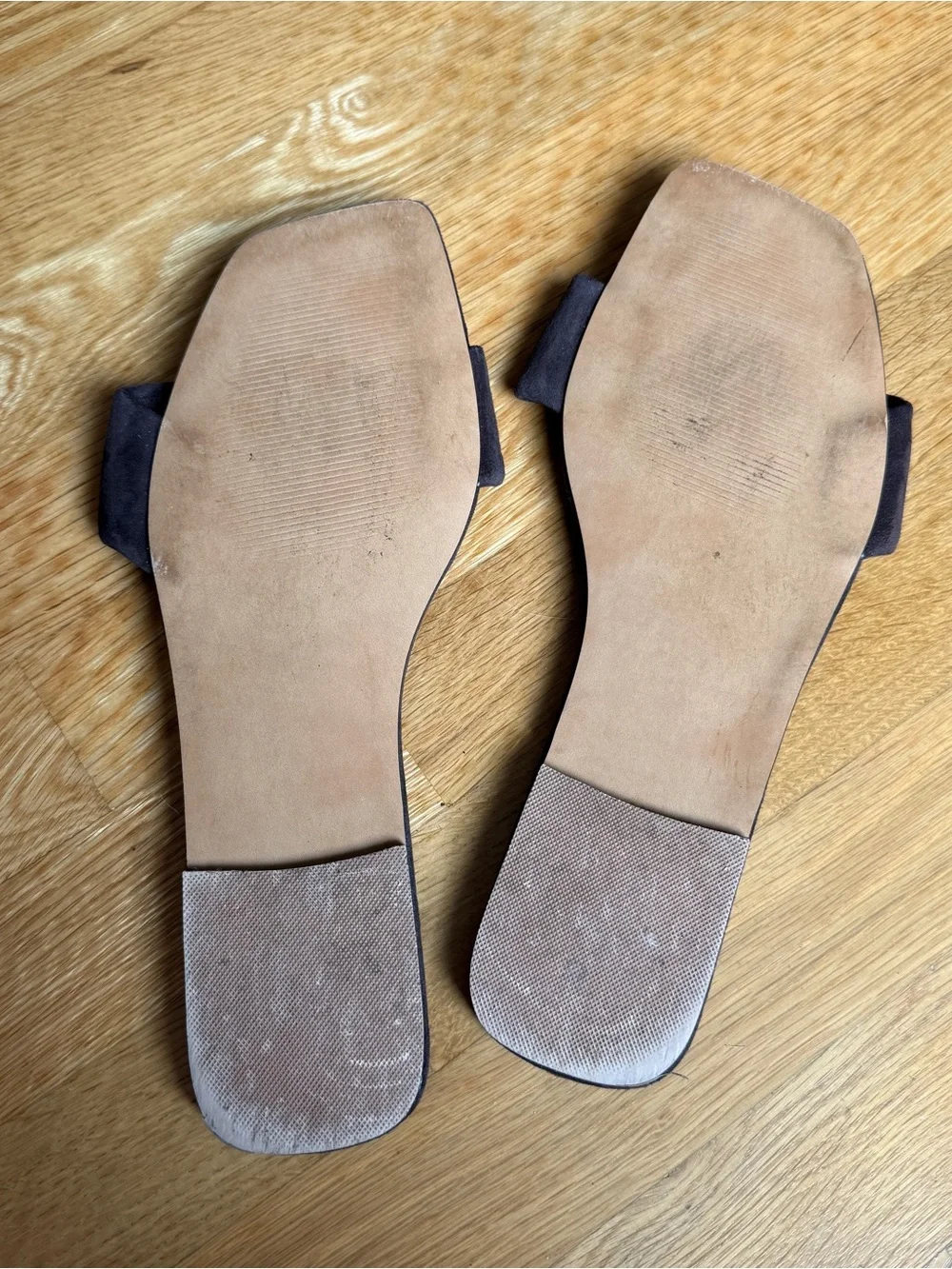 Steve Madden Lumina Brown Suede Slide Sandals - Women's